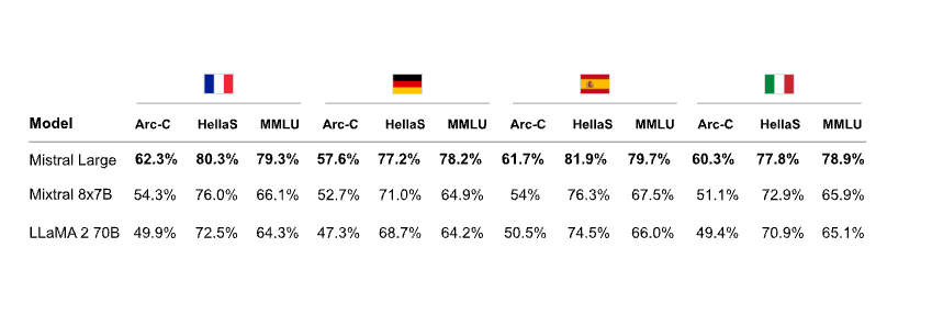 "Mistral Large Performance"